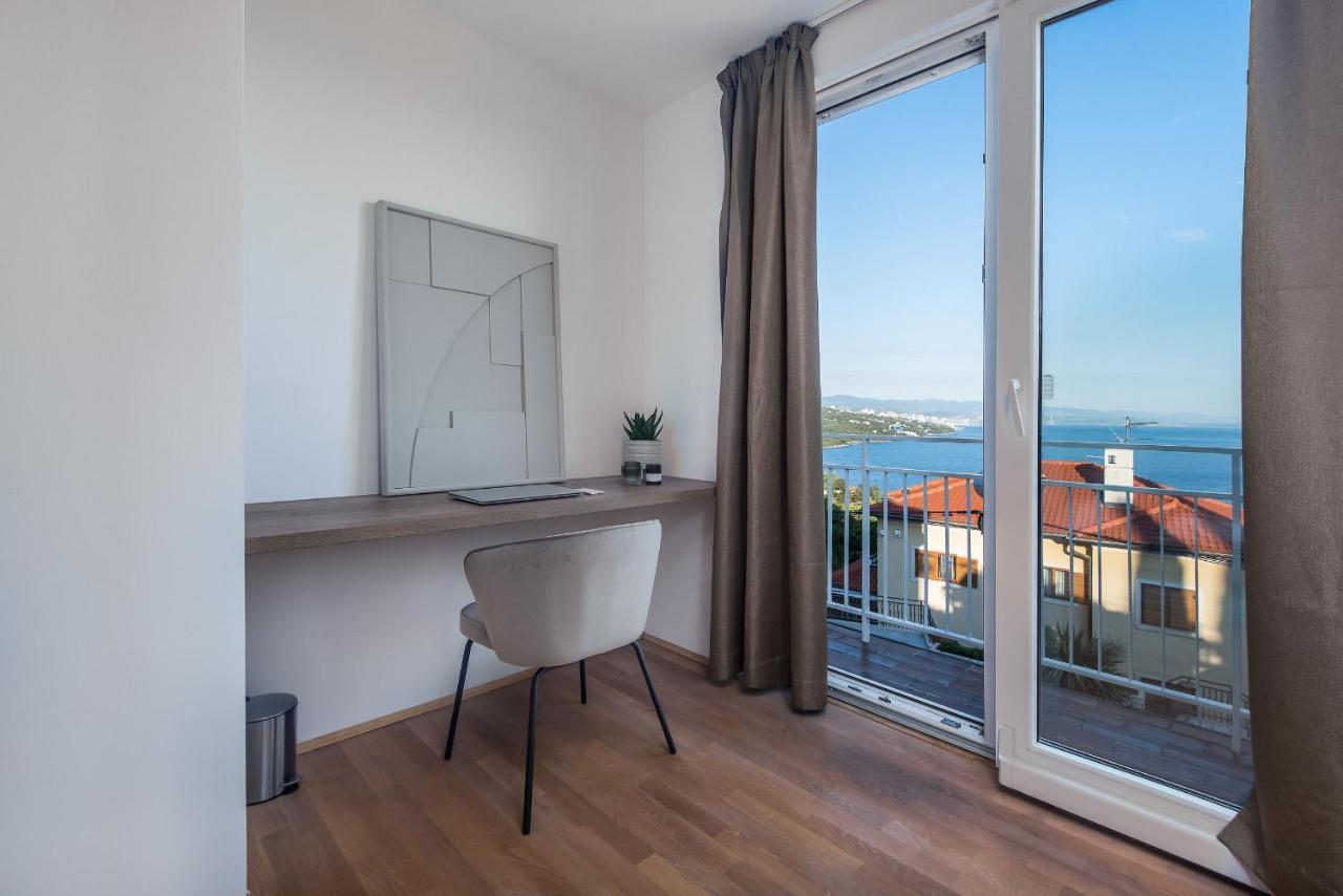 Premium Apartment With Beautiful Sea View, Short Walk To The Sea Opatija Dış mekan fotoğraf