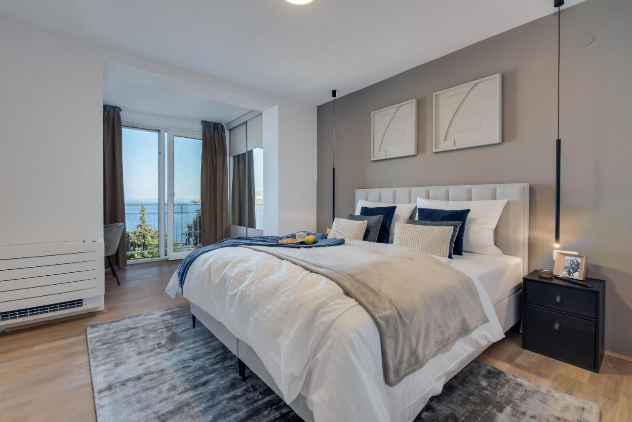 Premium Apartment With Beautiful Sea View, Short Walk To The Sea Opatija Dış mekan fotoğraf
