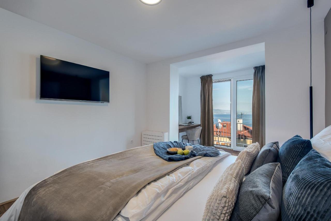Premium Apartment With Beautiful Sea View, Short Walk To The Sea Opatija Dış mekan fotoğraf